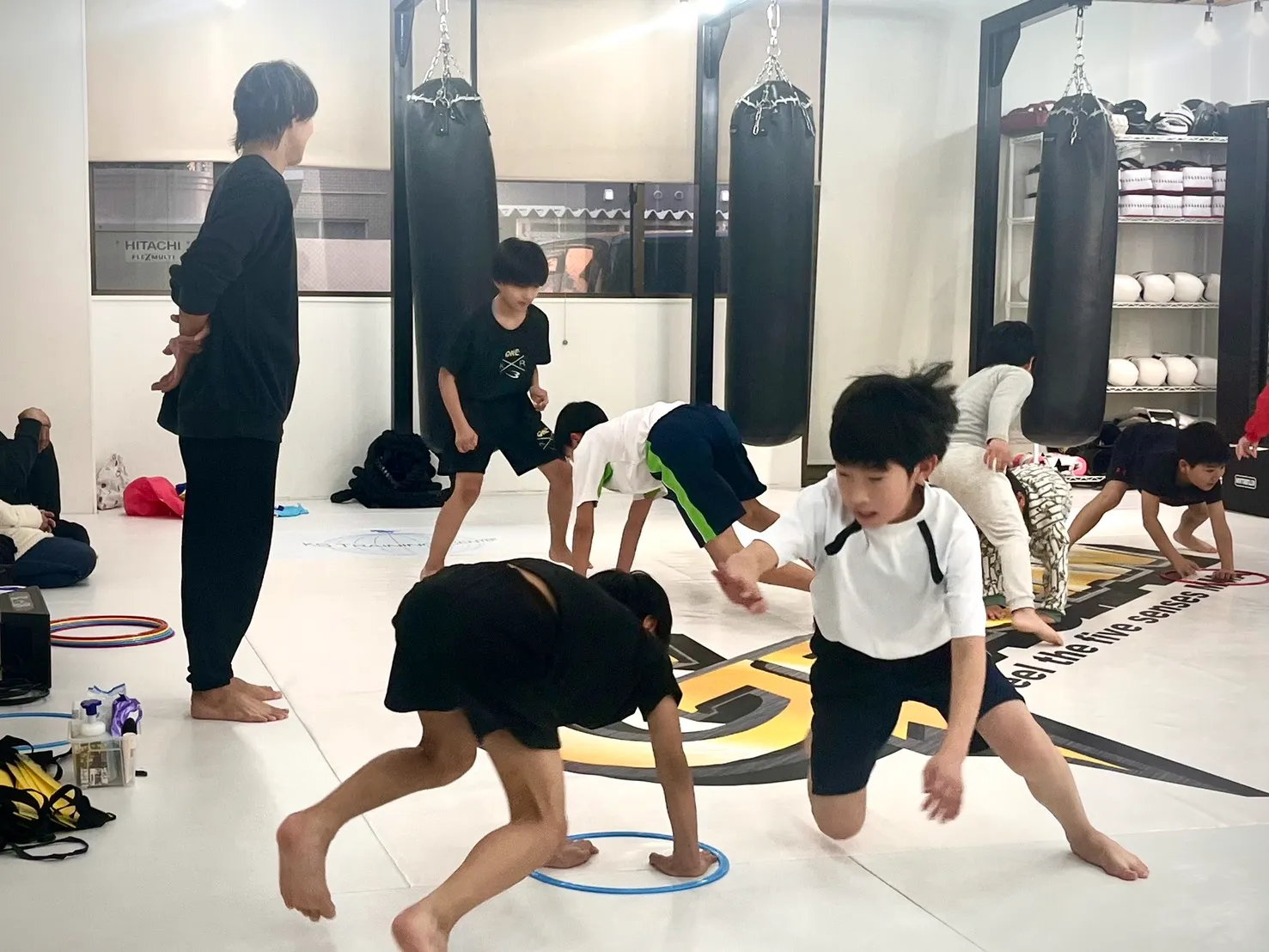 全身を連動させる動き
